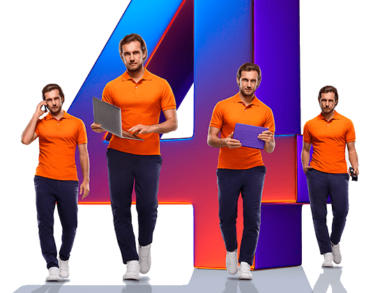 Великолепная четверка Ростелеком в деревня Поназырево (Костромская область)